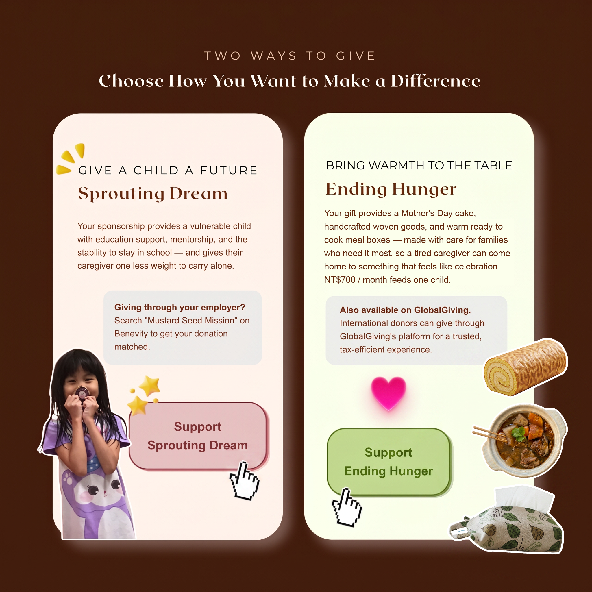 Two Ways to Give