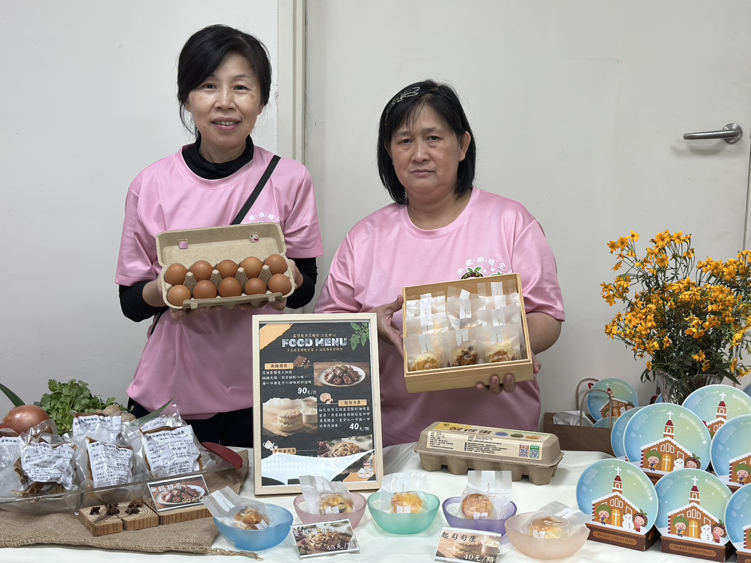 芥菜種會展出社會企業品牌「習得」商品，體現以工「帶振」對脆弱家庭的實質幫助。