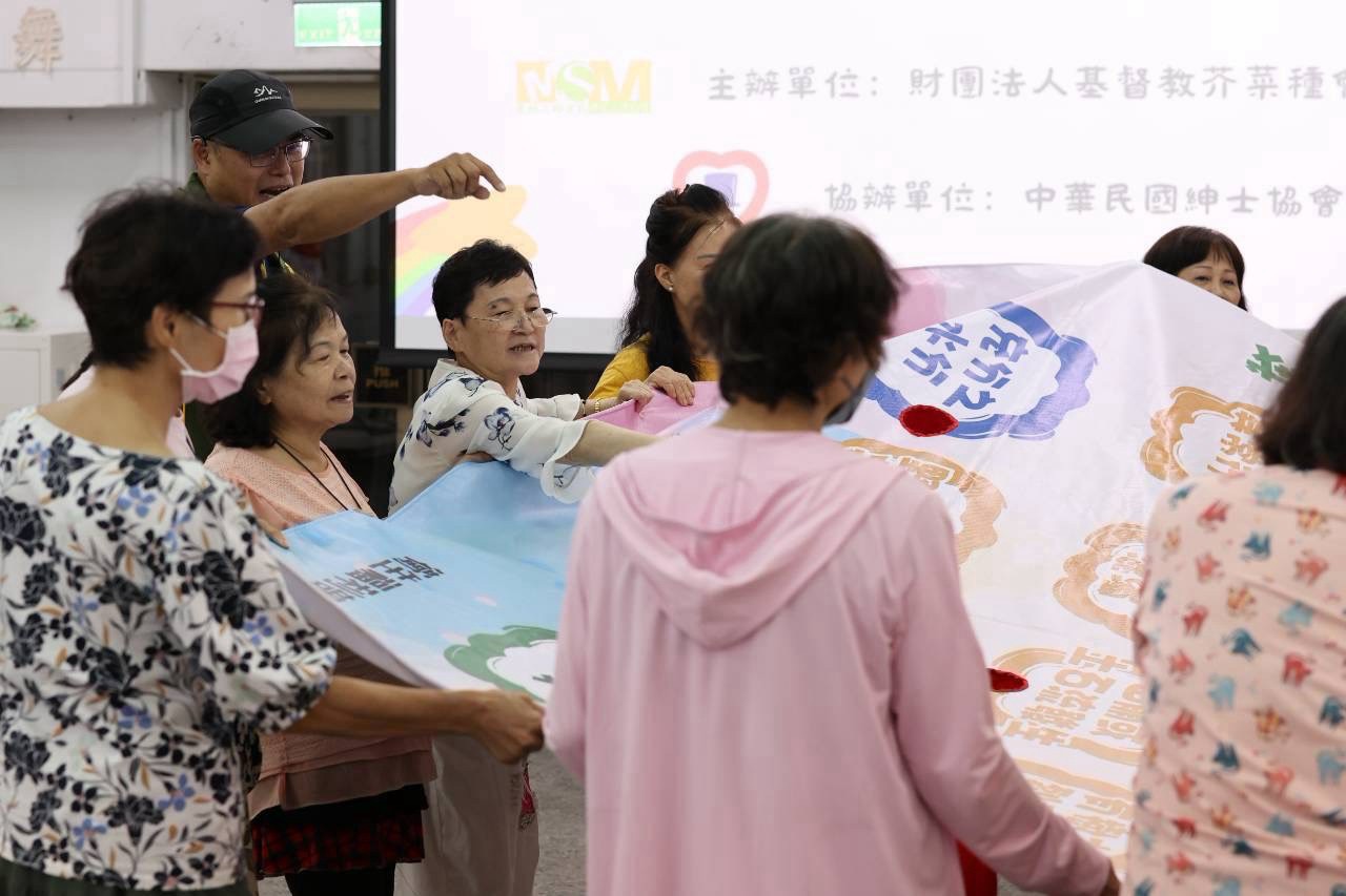 社區百人響應防災，愛心學苑社區據點首場大型社區活動
