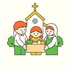Illustration of a faith community partnership