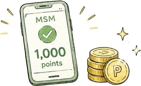 Receive Points illustration
