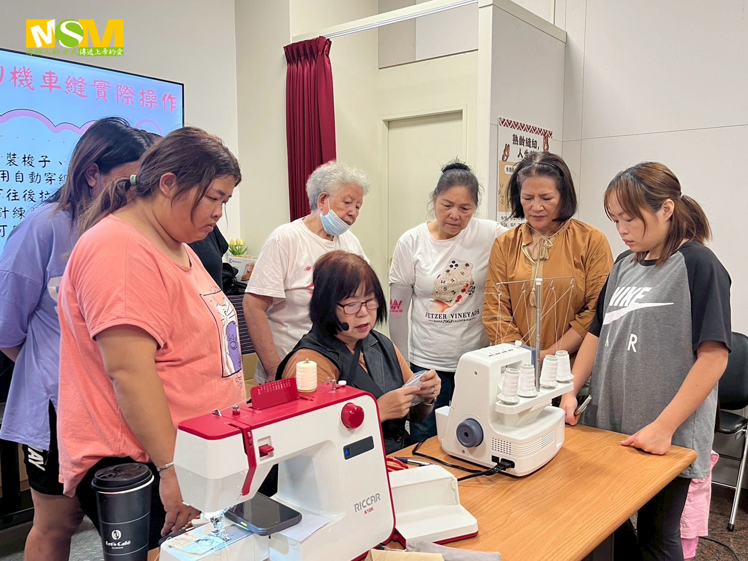南投社區婦女縫紉技藝學習