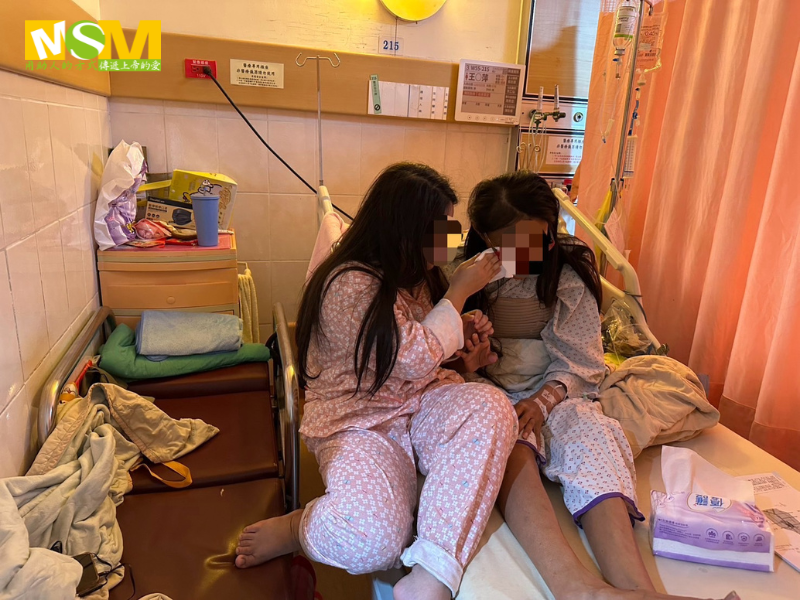 小雅照顧心臟衰竭住院的母親