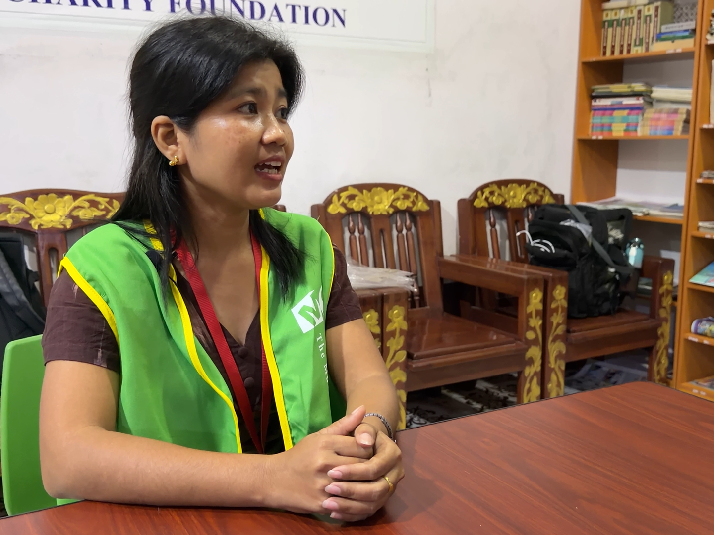 Sandar希望孩子們善用這份教育的力量，在未來好好扮演自己在社會中的位置。