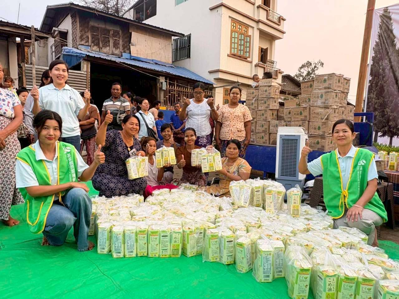 守護緬甸地震一週年！愛心食用油「最後一哩路」，順利送達緬甸在地(標題圖檔)