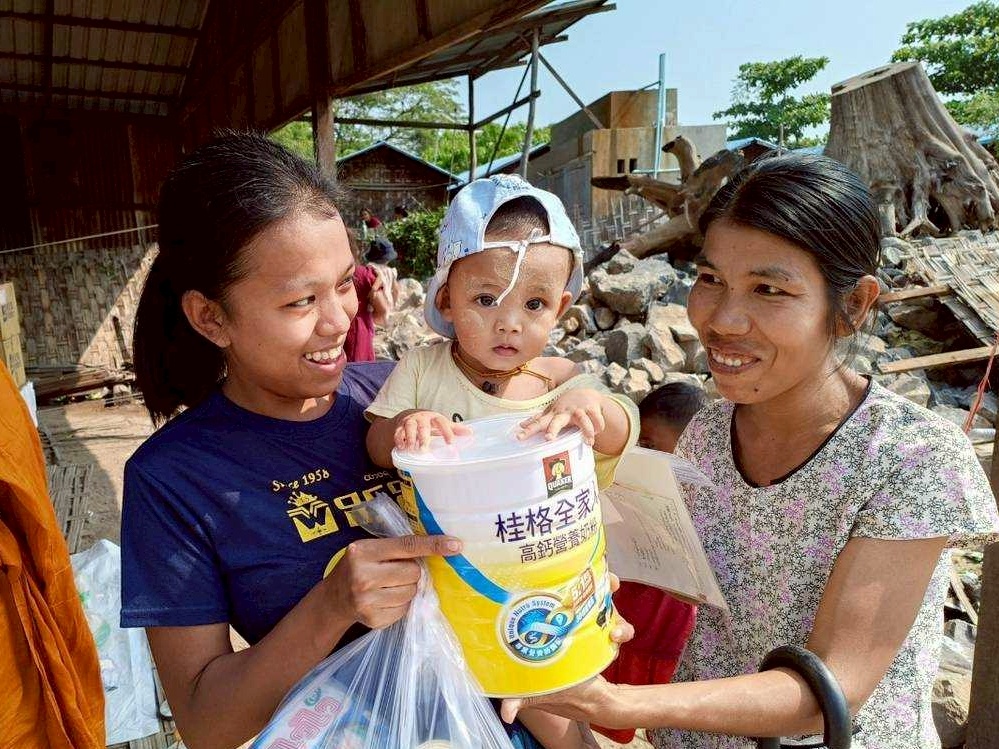 助緬甸震災失親兒童安心長大