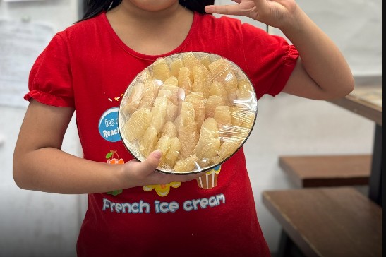 今年中秋，愛心育幼院的柚子有點不一樣(標題圖檔)